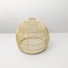 Full view of natural rattan lampshade wholesale