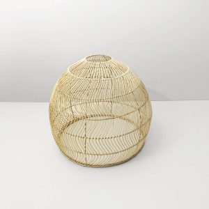 Full view of natural rattan lampshade wholesale